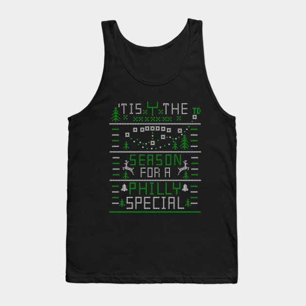 Philly Philly Special Ugly Christmas Sweater Design T-Shirt Tank Top by TeeCreations